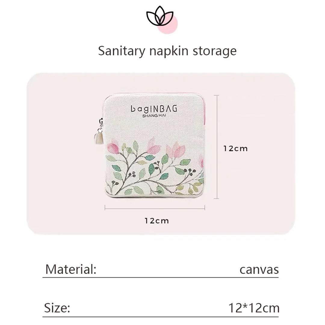 Mini Portable Sanitary Pad Pouch in Pink - Compact, Versatile, and Stylish Accessory for British Women