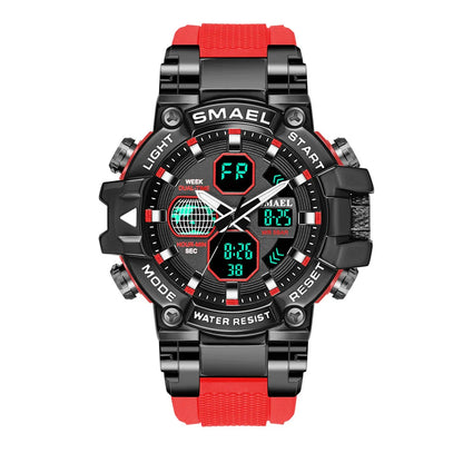 Premium sports fitness watch with alloy casing, high-definition dial, and customizable strap for active British gentlemen