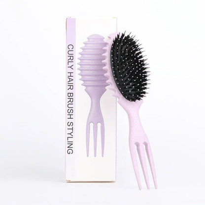 Premium Curl-Defining Hair Styling Brush for Effortless, Salon-Quality Curls