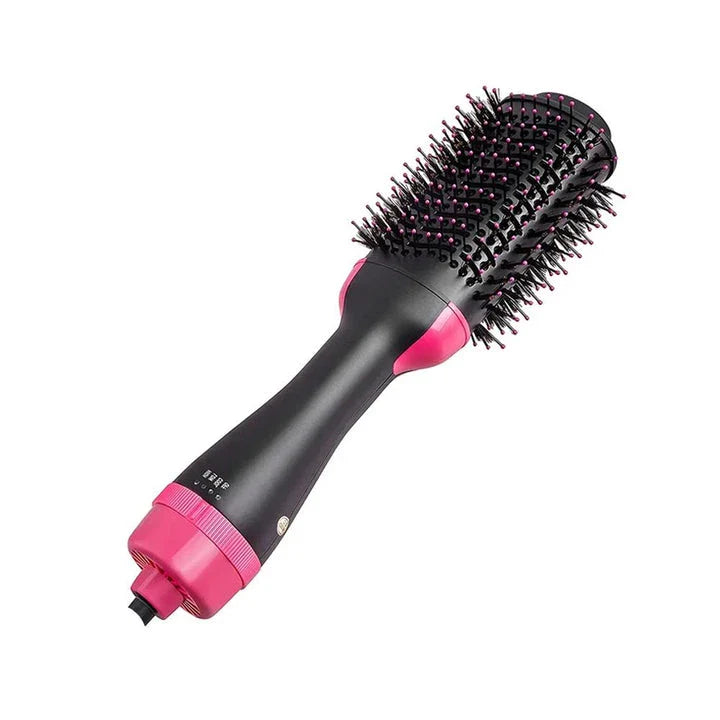 3-in-1 Hair Dryer and Volumizer Brush with Negative Ion Technology for Salon-Quality Styling at Home