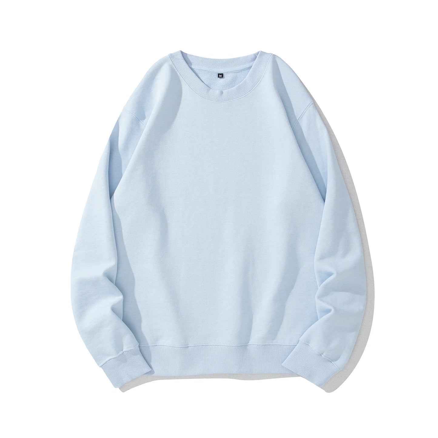 Premium heavyweight knitted jumper in a range of solid colours, made with soft cotton terry fabric for cosy comfort.