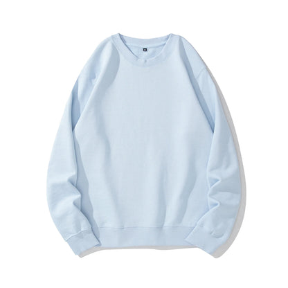 Premium heavyweight knitted jumper in a range of solid colours, made with soft cotton terry fabric for cosy comfort.