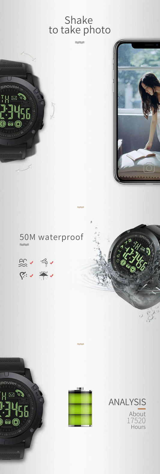 Bluetooth smartwatch with stylish design, fitness tracking, and water-resistant construction for active lifestyles in the UK