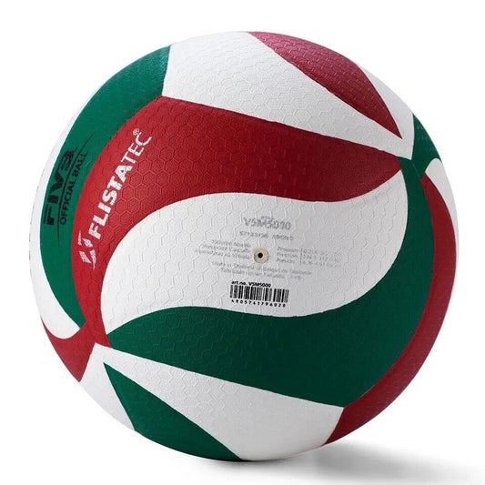 Premium official size 5 competition volleyball with FLISTATEC technology for enhanced aerodynamics and control