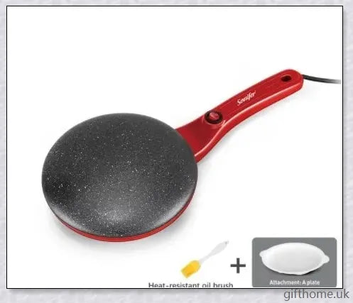 Premium Spherical Crepe Maker with Non-Stick Coating for Effortless Crepe-Making