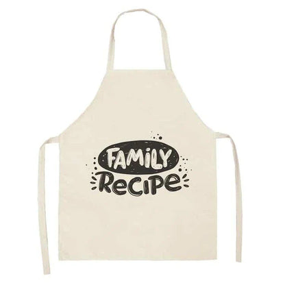 Premium Cotton and Linen Apron in Blue, Green, Grey, and White colors for the modern British kitchen