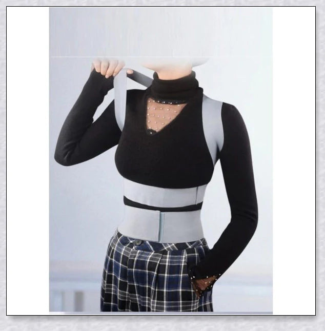 Premium invisible scoliosis brace for adults with adjustable straps and Velcro bands for customised support and improved posture