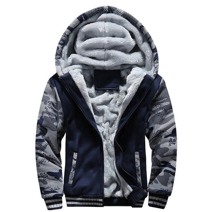 Premium padded velvet coat with thick insulating lining, available in various colours for stylish and sporty men in the UK
