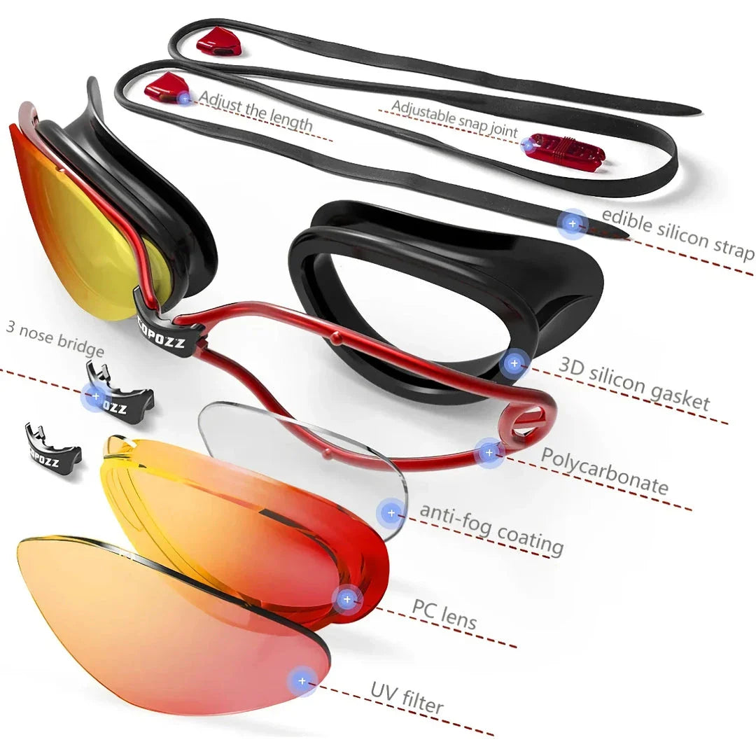 Premium Anti-Fog & UV Protection Swimming Goggles with advanced features for clear vision and eye safety during swimming