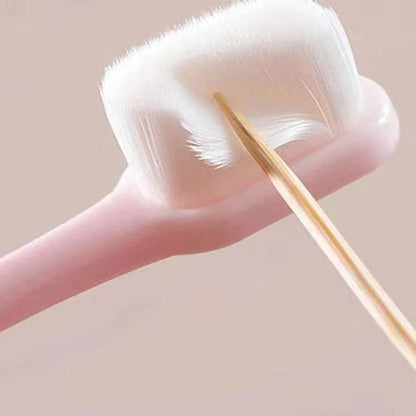 Premium soft-bristle toothbrush with multiple design options for gentle dental cleaning