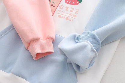 Premium Luxury Hooded Velvet Jumper for Students in White or Beige Velvet