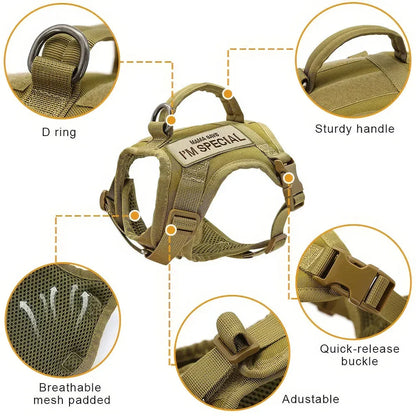 Premium nylon cat harness vest with padded design, water-resistant material, and secure handle for outdoor adventures with pets in the UK