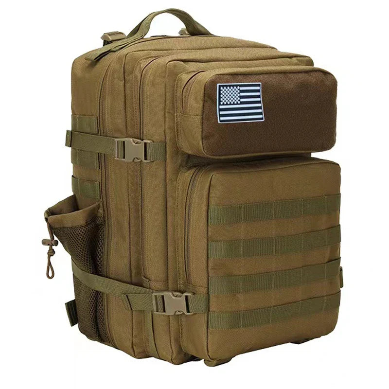 Premium Oxford Waterproof Backpack for Men with Large 45-Litre Capacity, Durable Construction, and Multiple Compartments