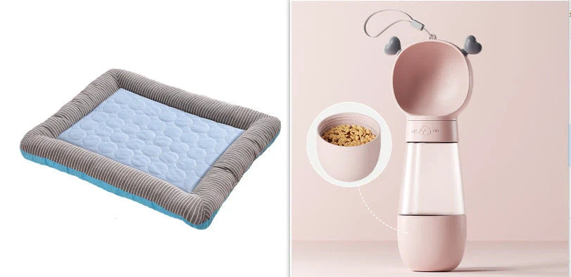 Cooling Dog Bed Mat: Comfortable and Breathable Pet Pad for Summer