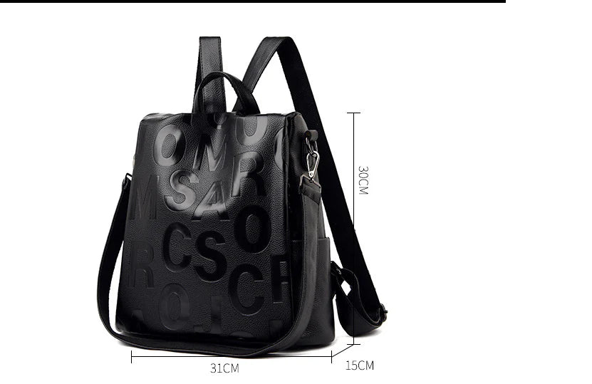 Stylish and spacious British women's backpack with premium materials and multiple compartments for everyday use