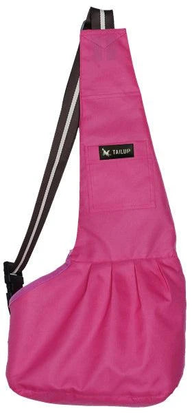 Premium pet carrying sling bag with mesh ventilation, adjustable straps, and reinforced bottom for small dogs and cats up to 6 kg