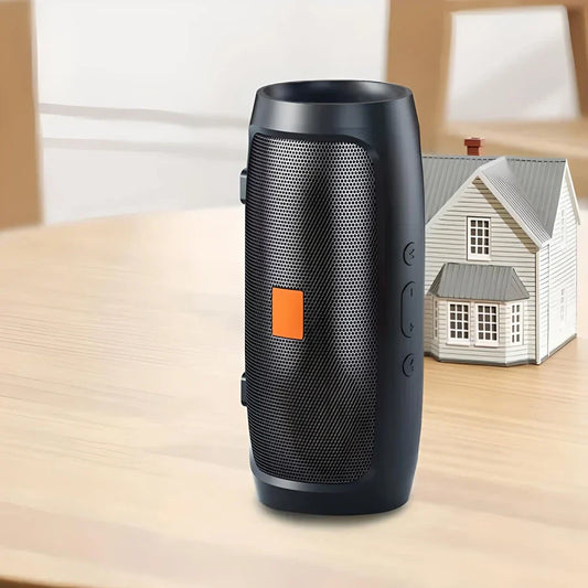 Powerful portable stereo Bluetooth speaker with deep bass and dual speakers for exceptional audio on the move