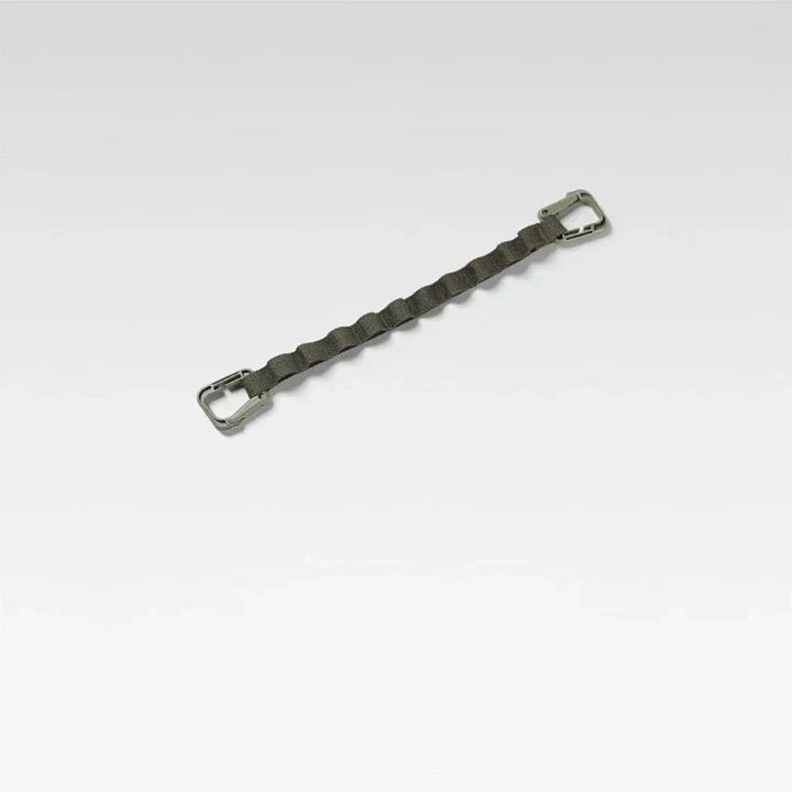 Adjustable camping strap with multi-ring design for organising outdoor gear and supplies