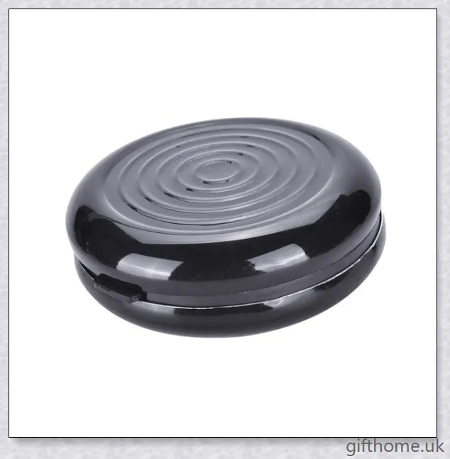 Compact and durable pocket coin dispenser with seven slots for organising Euros, Dollars and other coins