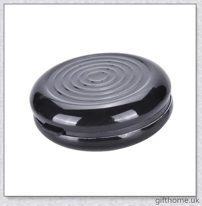 Compact and durable pocket coin dispenser with seven slots for organising Euros, Dollars and other coins