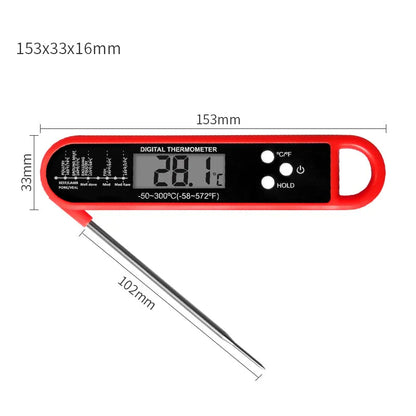 Premium Digital Kitchen Thermometer with Precision Probe - Accurate temperature readings for perfect cooking results