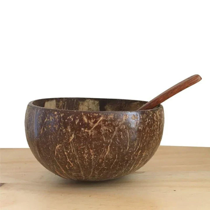 Premium Natural Coconut Bowls - Handcrafted Eco-Friendly Kitchenware for Serving, Decorating and Everyday Use