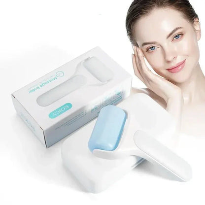 Beauty Revitalising Ice Roller - Cooling Therapy and Facial Massage Tool for Skin Rejuvenation