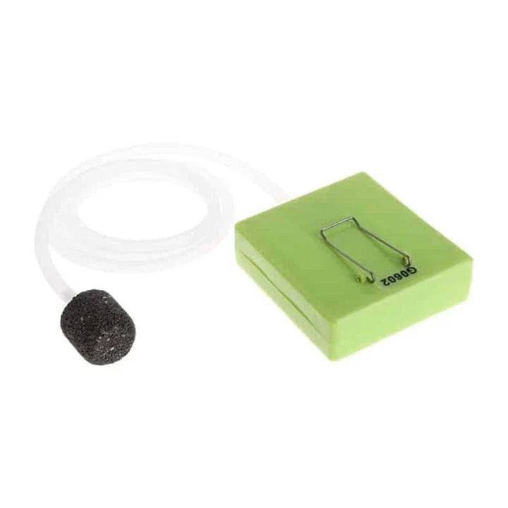 Premium mini air pump with aeration stone, perfect for maintaining a thriving aquarium environment