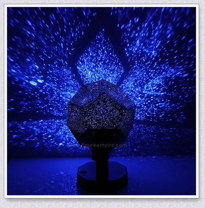 Mesmerising Star Constellation Projector creating a captivating night sky display with changing colours, perfect for relaxation and sleep