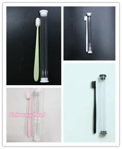 Premium soft-bristle toothbrush with multiple design options for gentle dental cleaning
