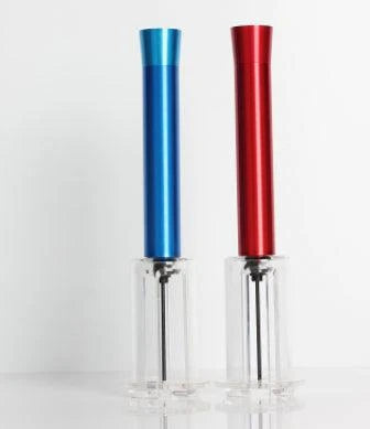 Premium aluminium air wine opener with sleek, modern design for effortless cork removal and smooth pouring