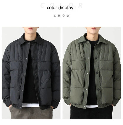A premium lightweight down jacket in a sleek, tailored design for the stylish British gentleman