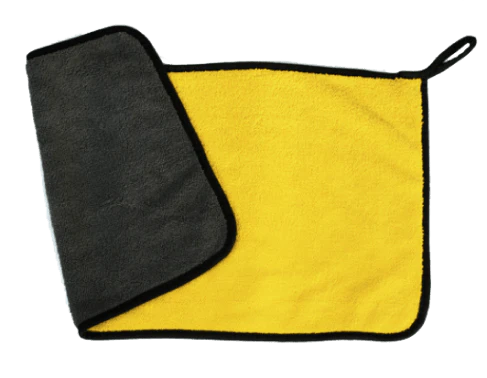 Premium absorbent velvet cleaning towel in multiple colours for versatile household use