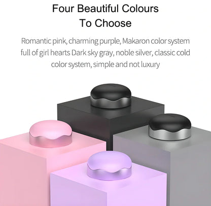 Magnetic Laptop Cooling Stand in Silver, Grey, Pink, and Purple colours - Elevates laptop, improves airflow, and protects from scratches