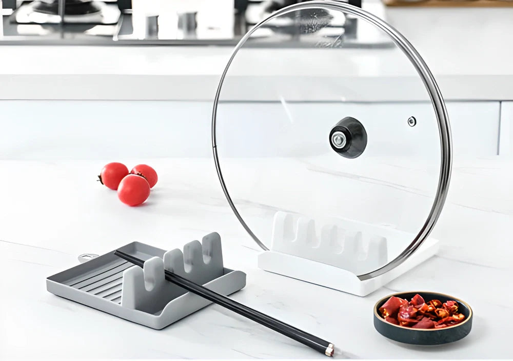 Premium Heat-Resistant Drip Pad Utensil Rest in various colours for a tidy and organised kitchen