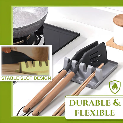Premium Heat-Resistant Drip Pad Utensil Rest in various colours for a tidy and organised kitchen