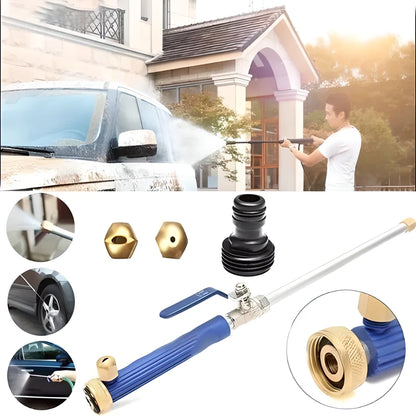 Powerful High-Pressure Water Gun that transforms your ordinary garden hose into a professional cleaning tool
