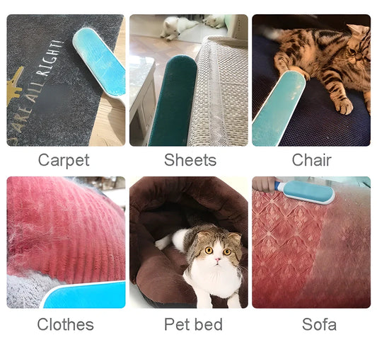 Premium Self-Cleaning Fur & Lint Remover Brush for Effortless Fabric Cleaning in the UK