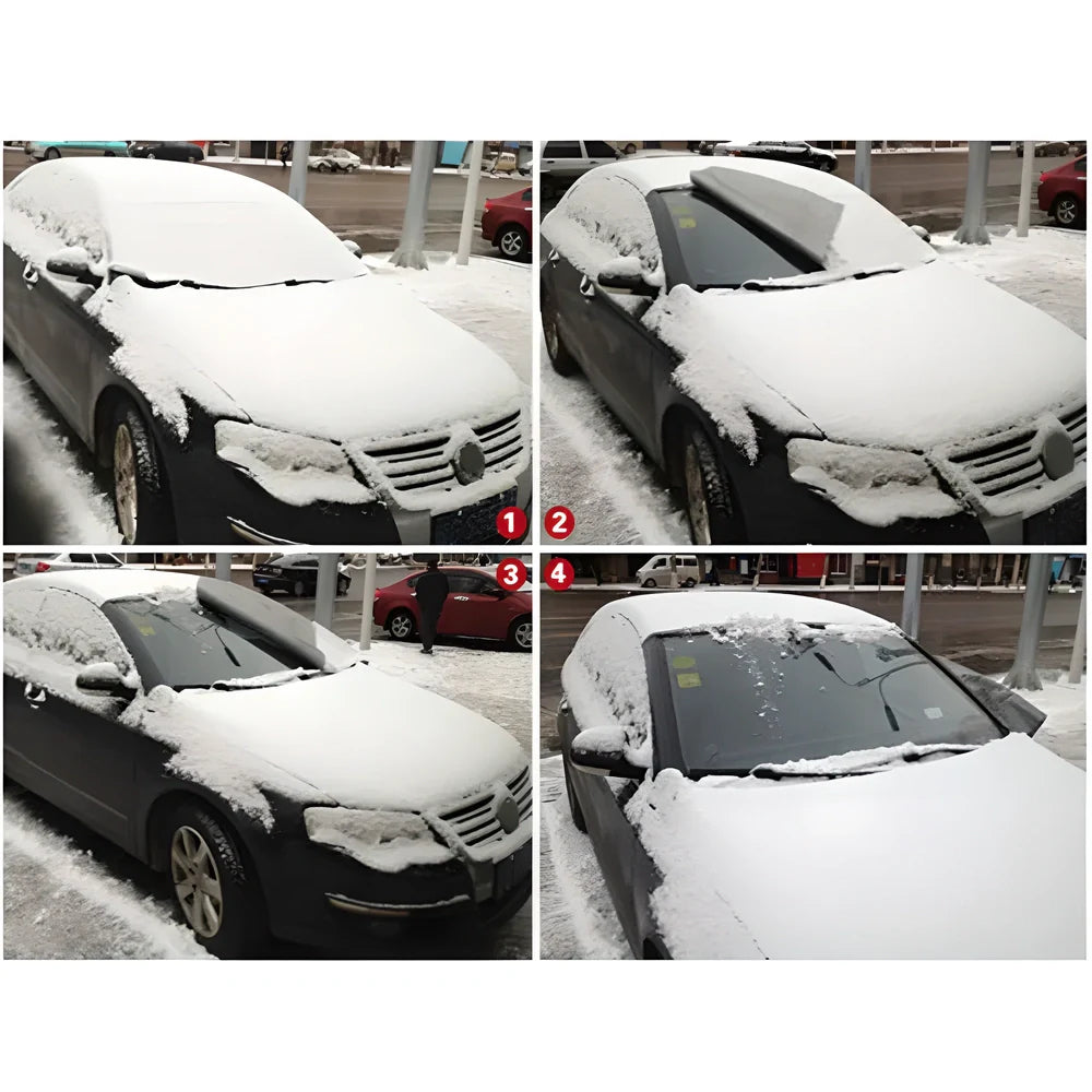 ICE SHIELD Magnetic Windscreen Cover - Durable, reversible protection from winter frost and summer sun