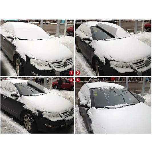 ICE SHIELD Magnetic Windscreen Cover - Durable, reversible protection from winter frost and summer sun