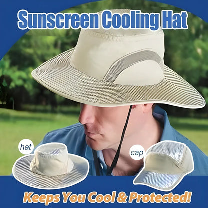 IceHat™ UV Protection Self Cooling Ice Cap - Innovative cooling technology, superior UV protection, and adjustable, breathable design for all-day comfort.