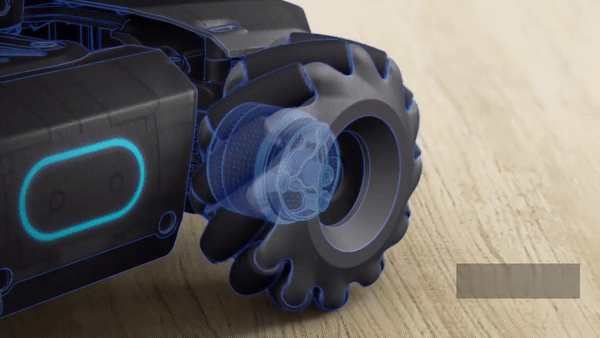 A high-performance gesture controlled robot car with omnidirectional Mecanum wheels, powerful 4WD system, and durable double-sided design