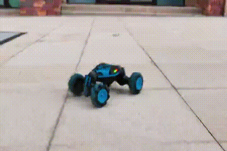 A high-performance gesture controlled robot car with omnidirectional Mecanum wheels, powerful 4WD system, and durable double-sided design