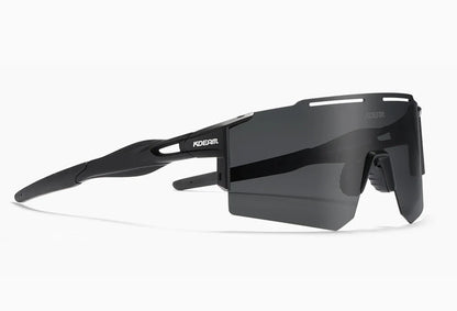 Premium lightweight polarized cycling sunglasses made from durable TR90 material with frameless design and vibrant colour options