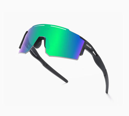 Premium lightweight polarized cycling sunglasses made from durable TR90 material with frameless design and vibrant colour options