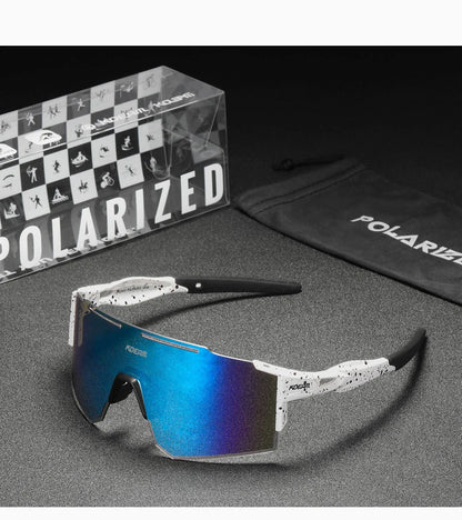 BARCUR Ultralight TR90 Polarised Sunglasses with durable frames and glare-reducing lenses for men's outdoor activities