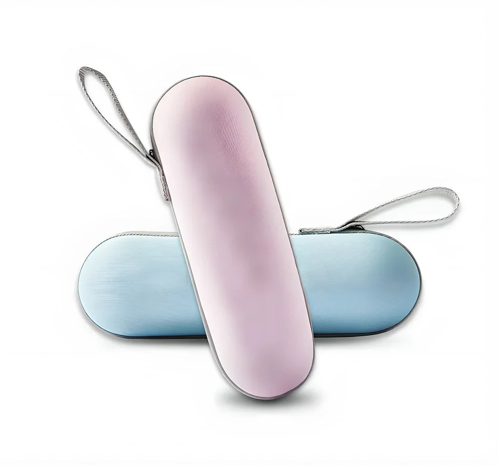 Capsule™ Foldable High-Tech Nano Polymer Umbrella in various colours, including light pink, black, green, blue, purple, white, and gray.