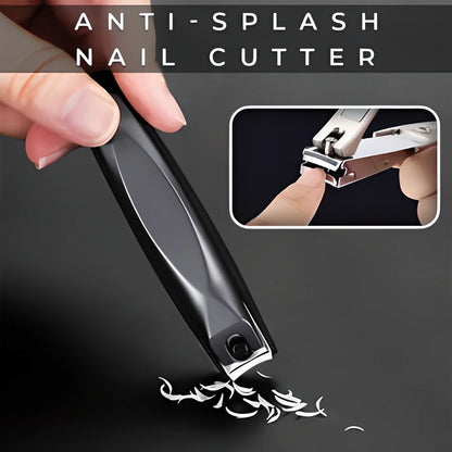 Mantis™ Precision Anti-Splash Nail Clippers in Stainless Steel - Engineered for a clean, contained nail trimming experience