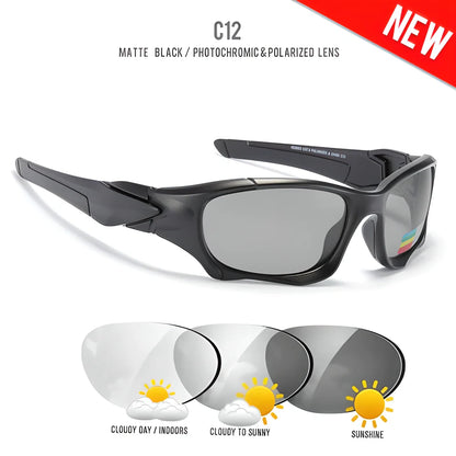 KDEAM Adventurous Polarized Sunglasses with UV400 protection, HD lens technology, and a flexible, lightweight frame
