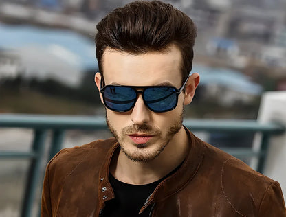 Premium polarized squared sunglasses with advanced lens technology and durable polycarbonate frames, perfect for stylish UK wear
